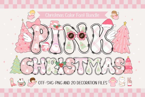 Pink Christmas Font