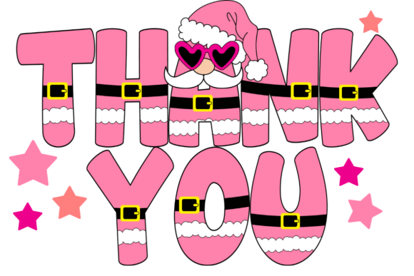 Pink Christmas Santa Doodle Font preview 4