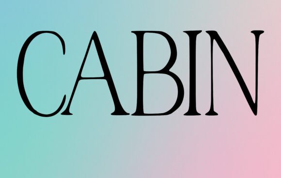Cabin Font preview 2