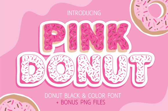 Pink Donut Font