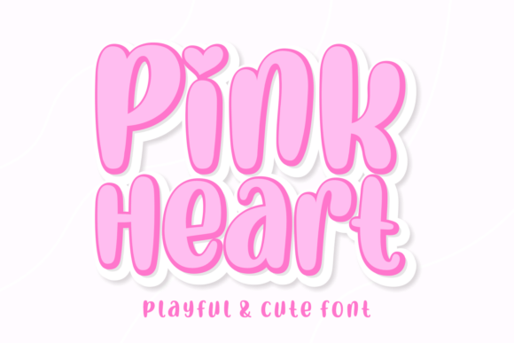 Pink Heart Font