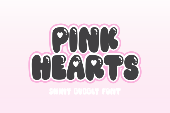 Pink Hearts Font