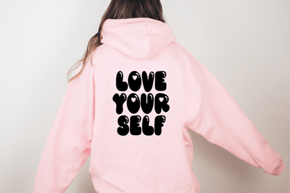 Pink Hearts Font preview 3