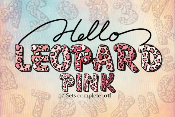 Pink Leopard Font