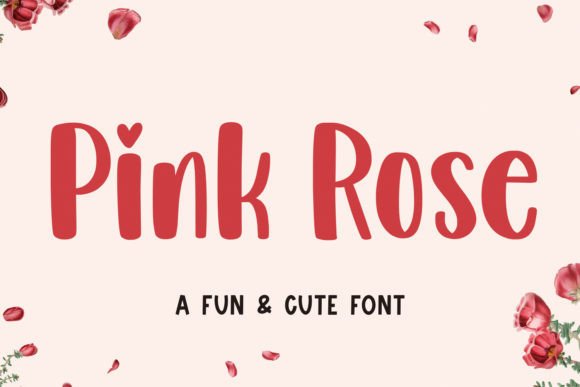 Pink Rose Font