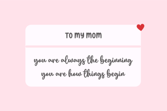 Pink Vibes Duo Font preview 4