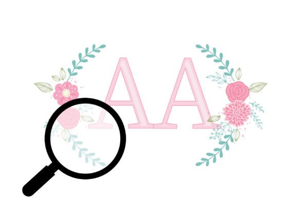Pinkerly Monogram Font preview 2