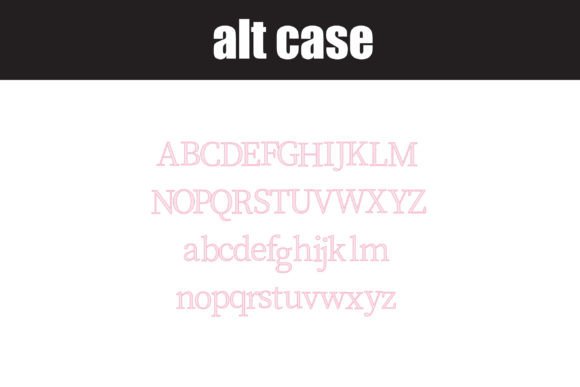 Pinkerly Monogram Font preview 3
