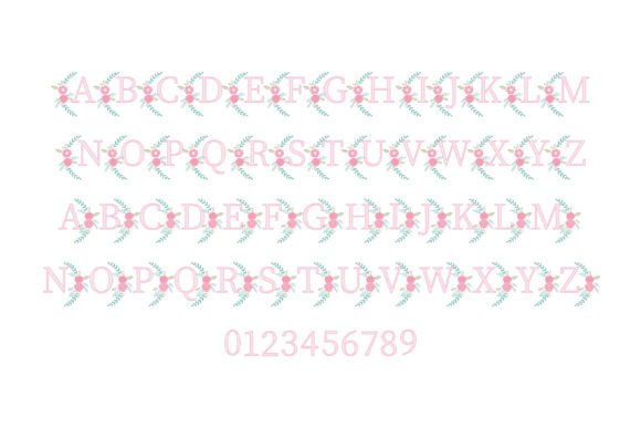 Pinkerly Monogram Font preview 4
