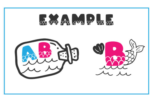 Baby Mermaid Font preview 4