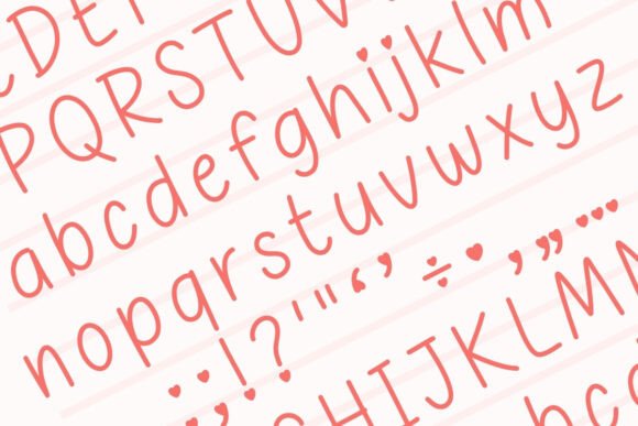 Pinkie Promise Font preview 3
