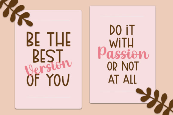 Pinky Latte Font preview 3