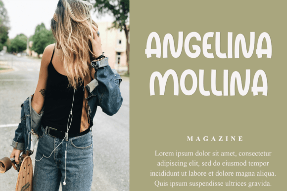 Pinky Magic Font preview 2