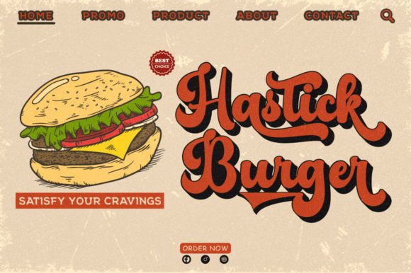 Pinky Retro Font preview 2