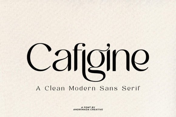 Cafigine Font