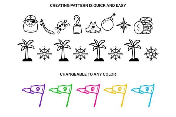 Pirate Doodle Font preview 3