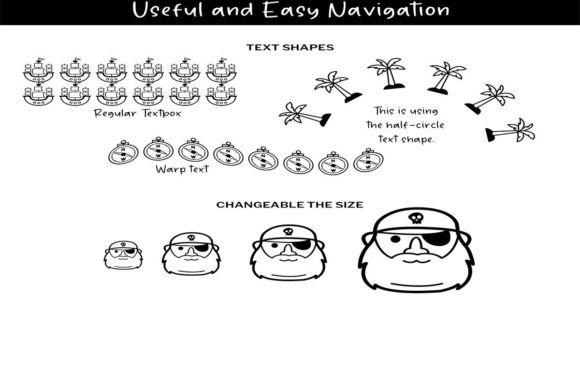 Pirate Doodle Font preview 4