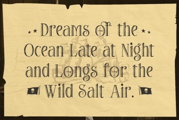 Pirate Hunter Font preview 4