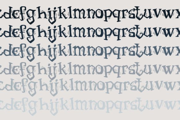 Pirate Shivers Font preview 3