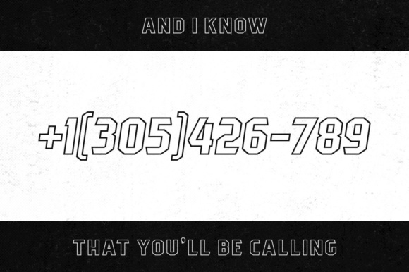 Pittsbrook Outline Font preview 4