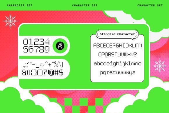 Pixalatte Font preview 3