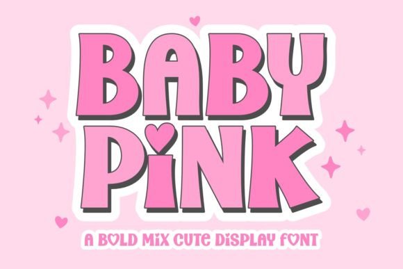 Baby Pink Font