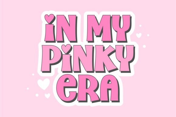 Baby Pink Font preview 3