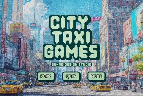 Pixel Game Font preview 4