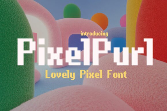 Pixel Purl Font