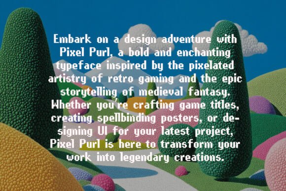 Pixel Purl Font preview 4