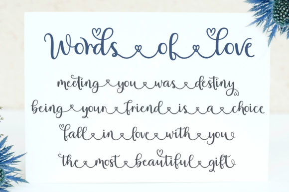 Baby Salmon Script Font preview 2