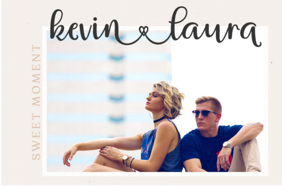 Baby Salmon Script Font preview 3