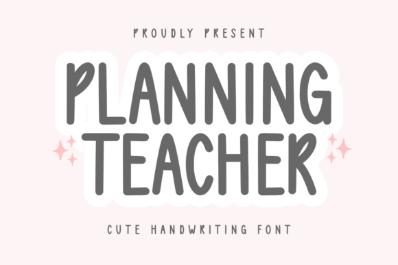 Planning Teacher Font