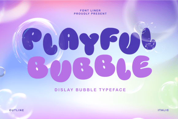 Playful Bubble Font
