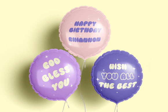 Playful Bubble Font preview 4