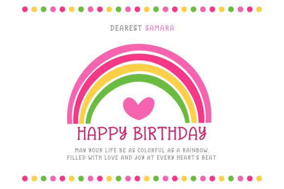 Playful Holiday Font preview 2