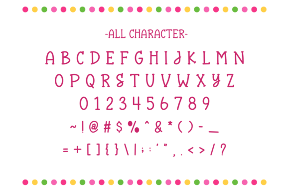 Playful Holiday Font preview 3