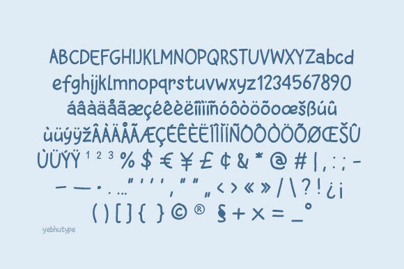 Playnets Font preview 2