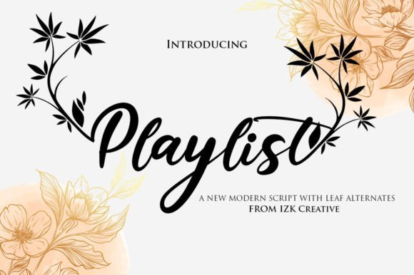 Playlist Font