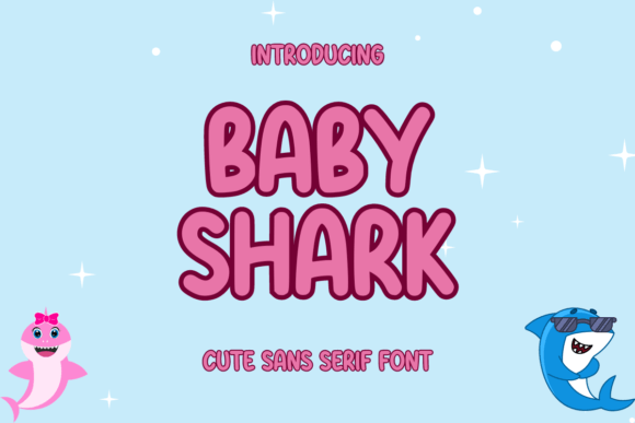 Baby Shark Font