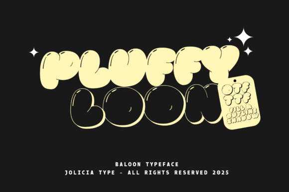 Pluffy Loon Font