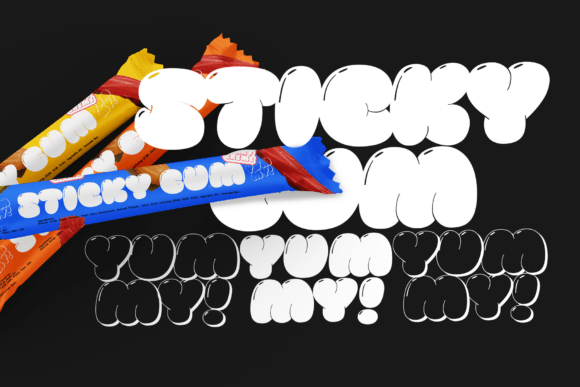 Pluffy Loon Font preview 4