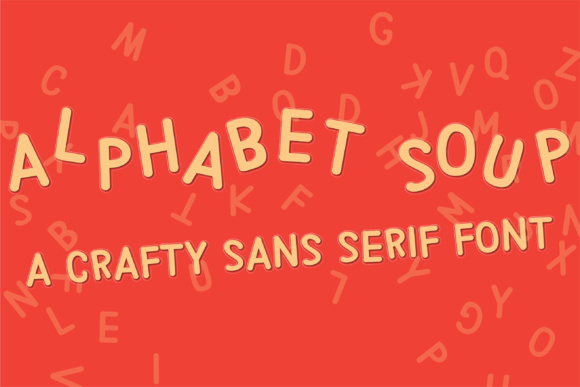 PN Alphabet Soup Font