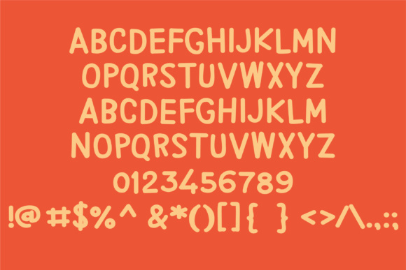 PN Alphabet Soup Font preview 2