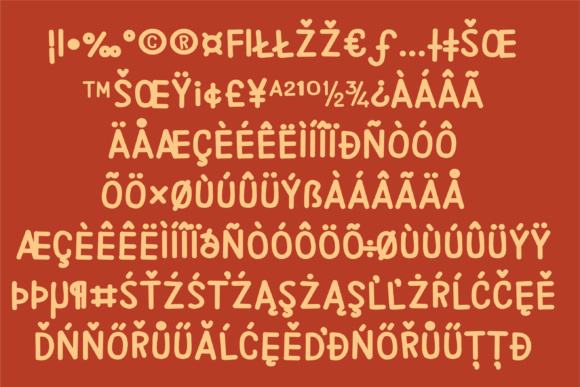 PN Alphabet Soup Font preview 3