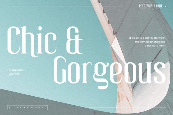 Poertanima Font preview 2