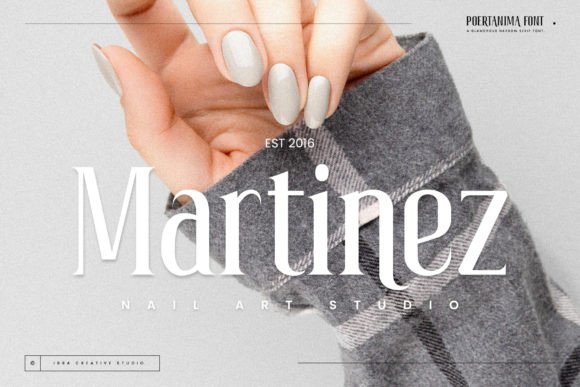 Poertanima Font preview 3