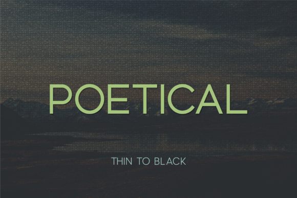 Poetical Font