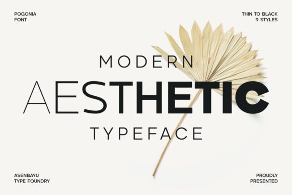 Pogonia Font preview 3