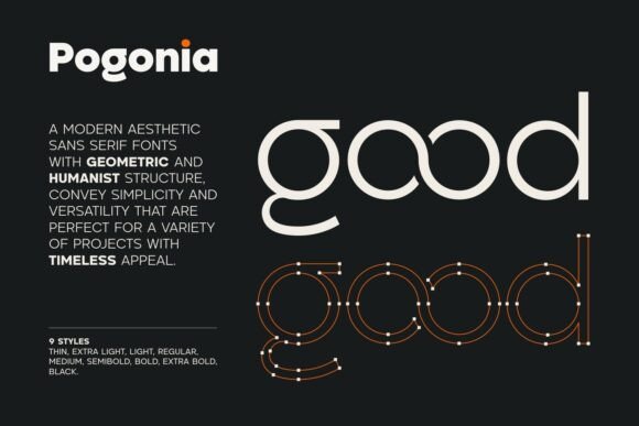 Pogonia Font preview 4